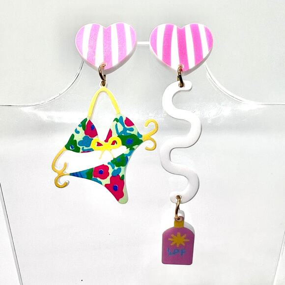 Handmade Jewelry - Summer Vacation Earrings - Beach Earrings - Bikini Accessories - Summer Earrings
